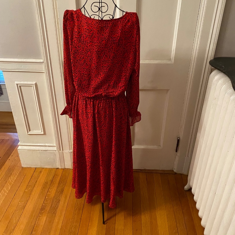 Talbots Red Dress - Picture 2 of 5